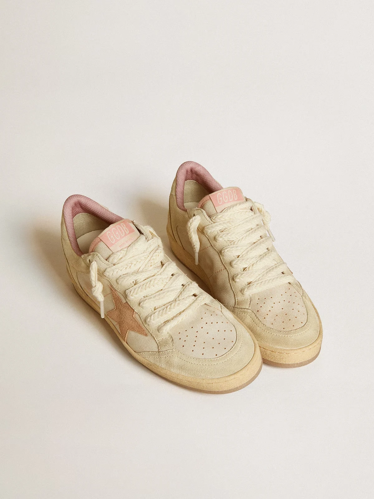 Ball Star LTD in leather and suede with suede star and heel tab