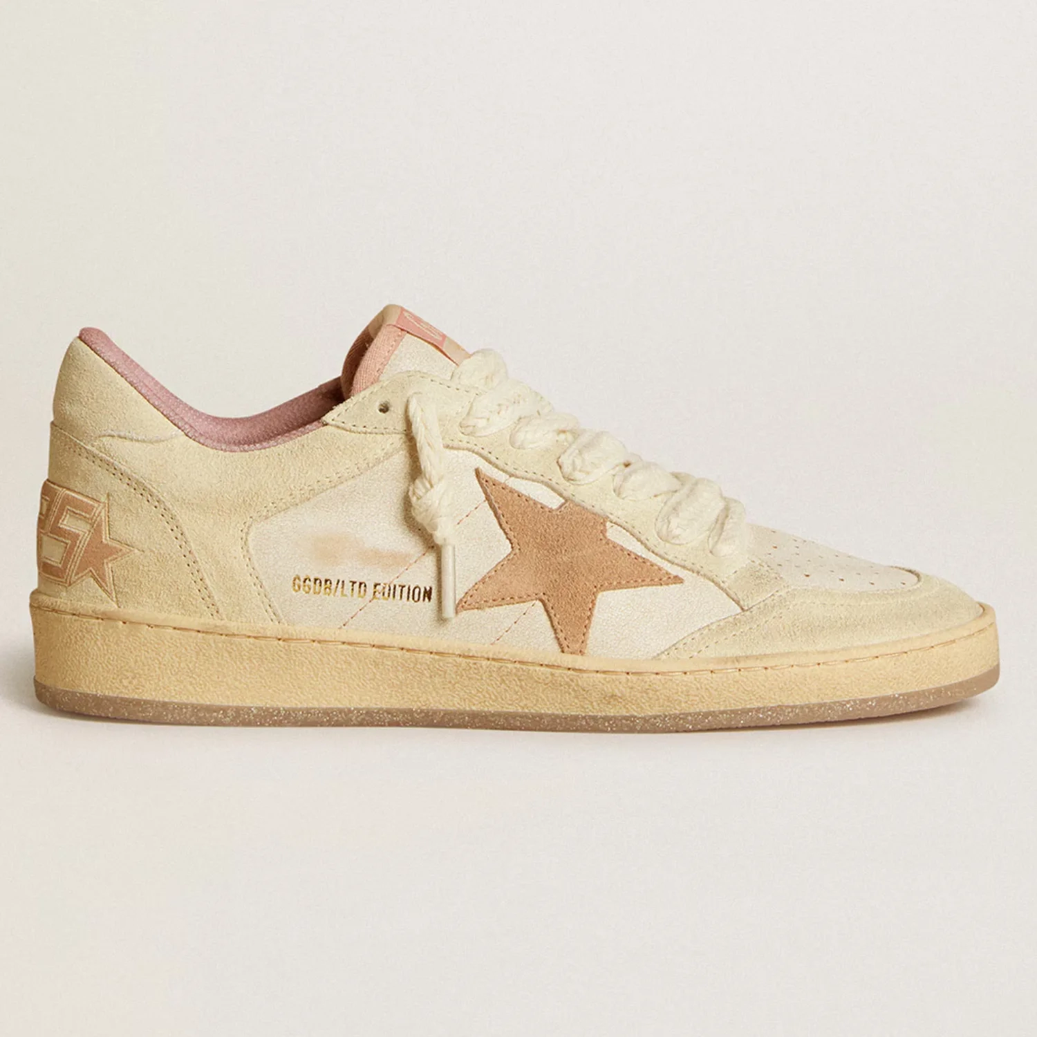 Ball Star LTD in leather and suede with suede star and heel tab
